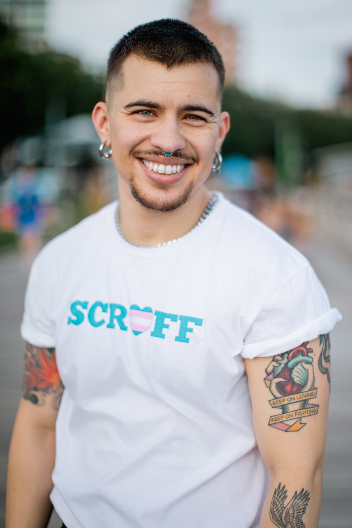 SCRUFF Trans Pride T-shirt