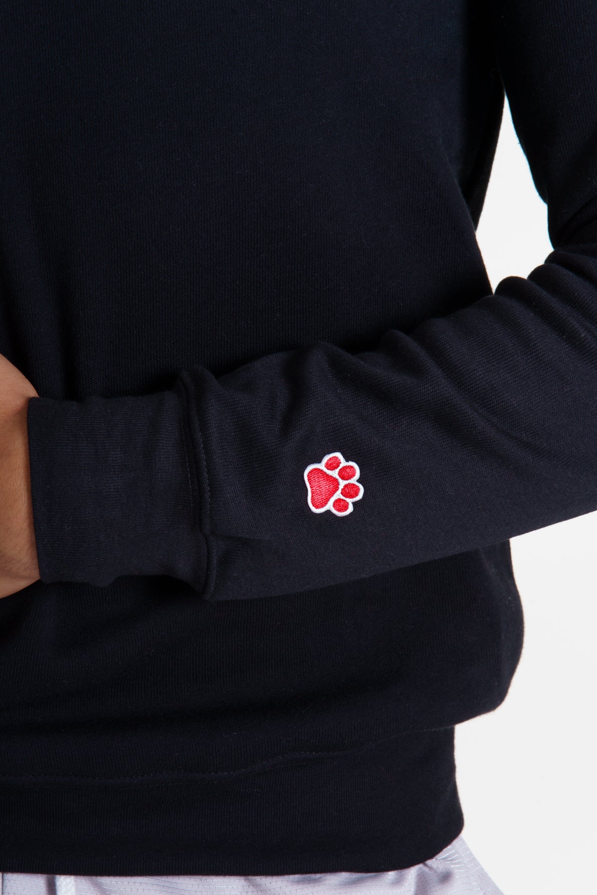 Strip Logo Sweater - Black