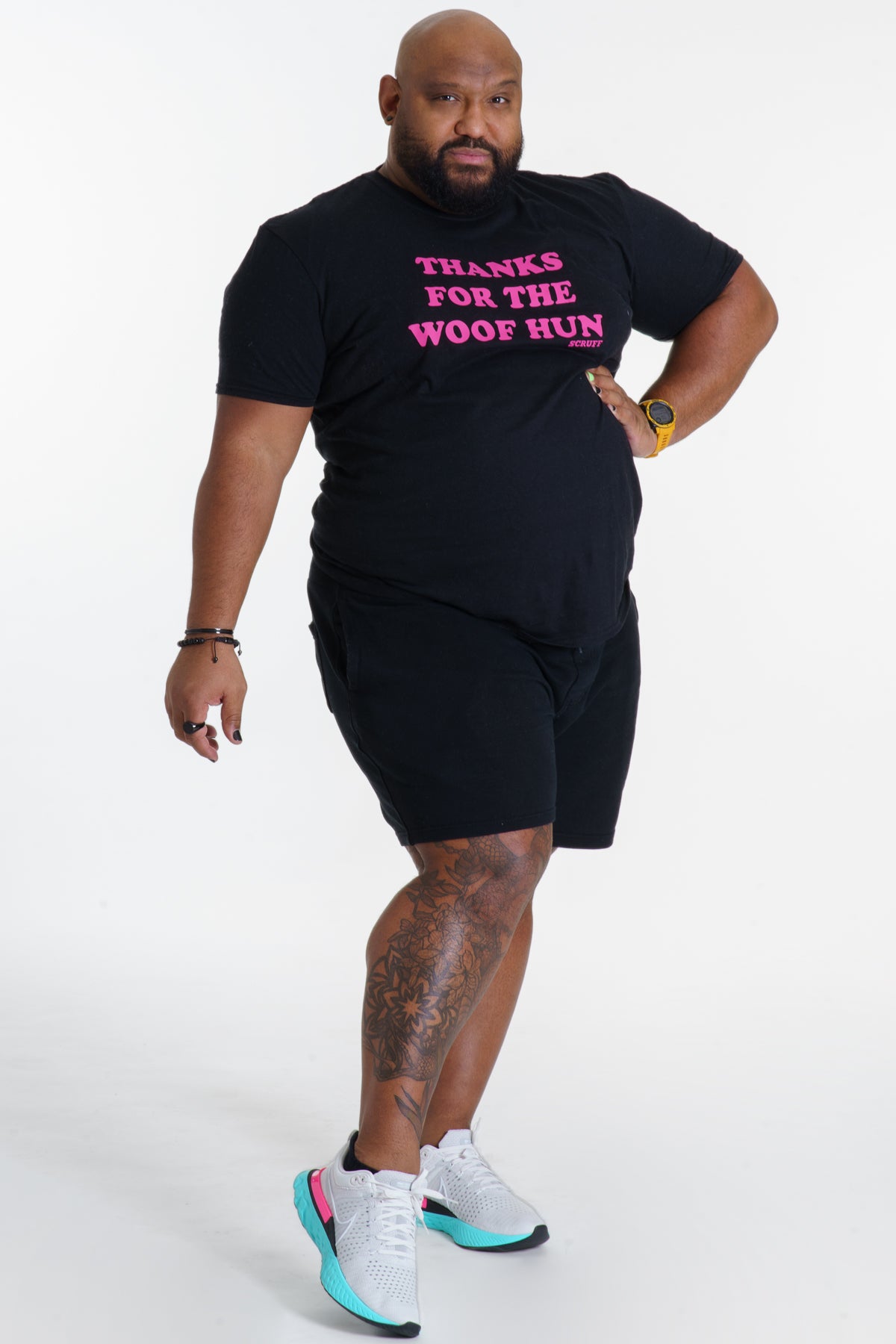 Camiseta 'Thanks for the Woof' Negra