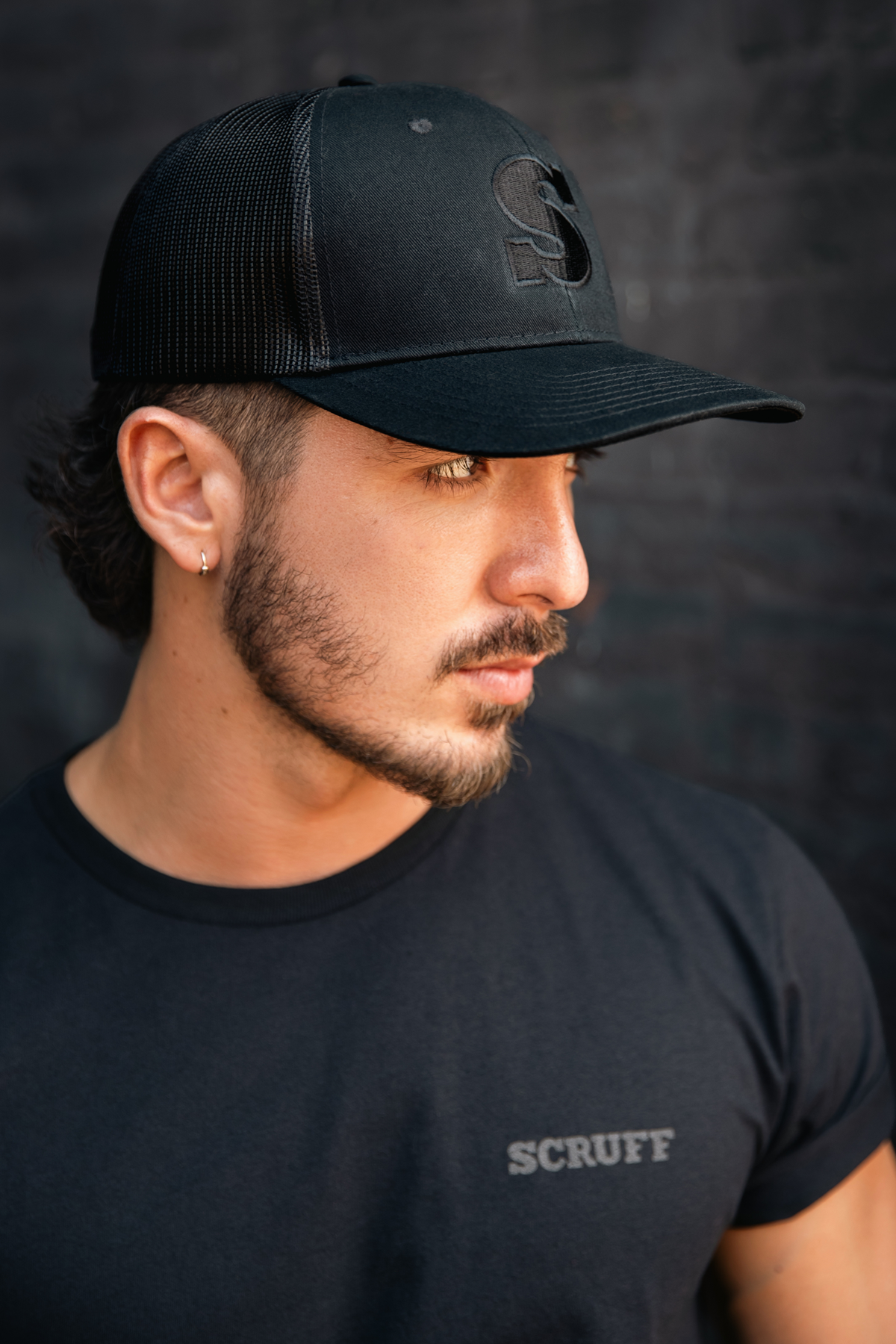 Black on Black Trucker Cap