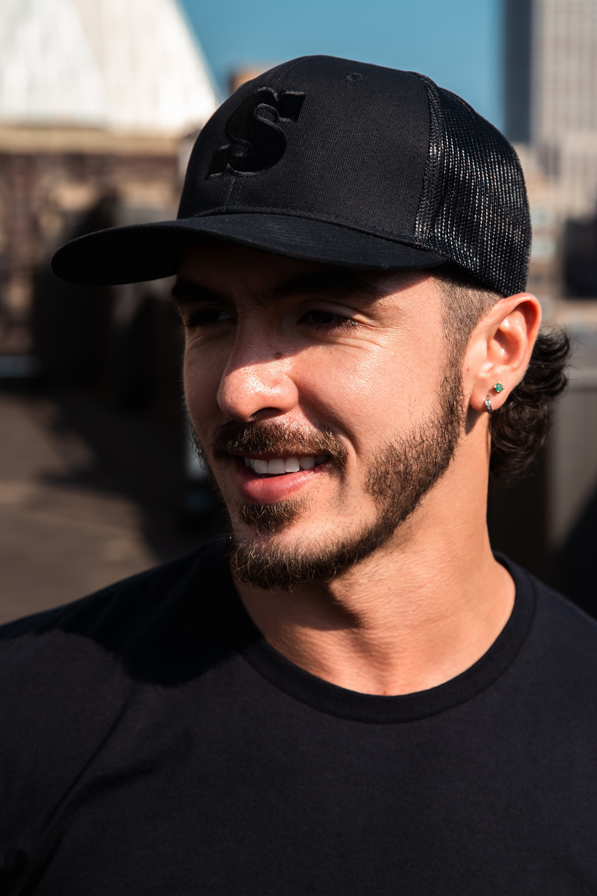 Black on Black Trucker Cap