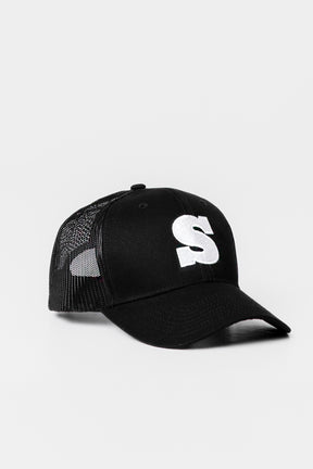 Black Trucker Cap