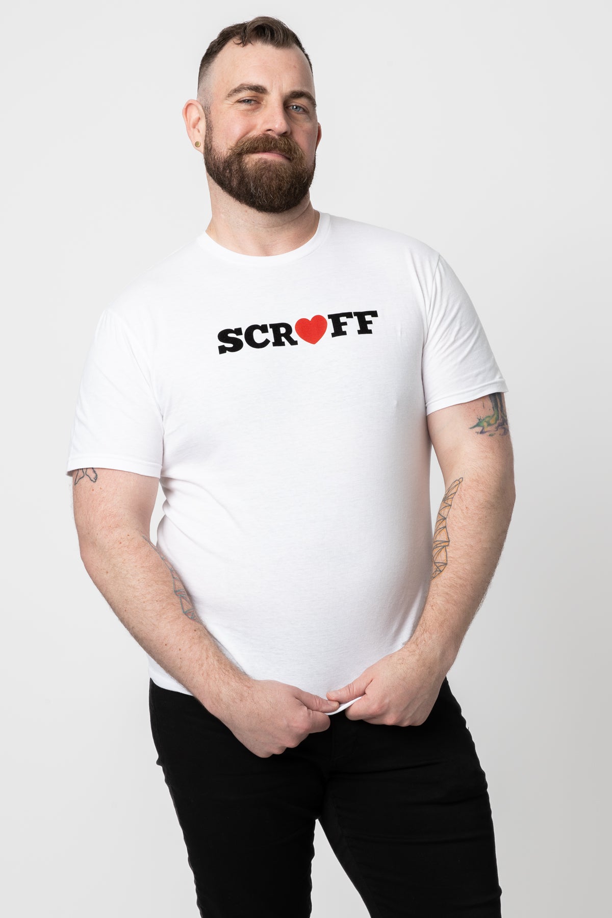 Love SCRUFF T-shirt - White