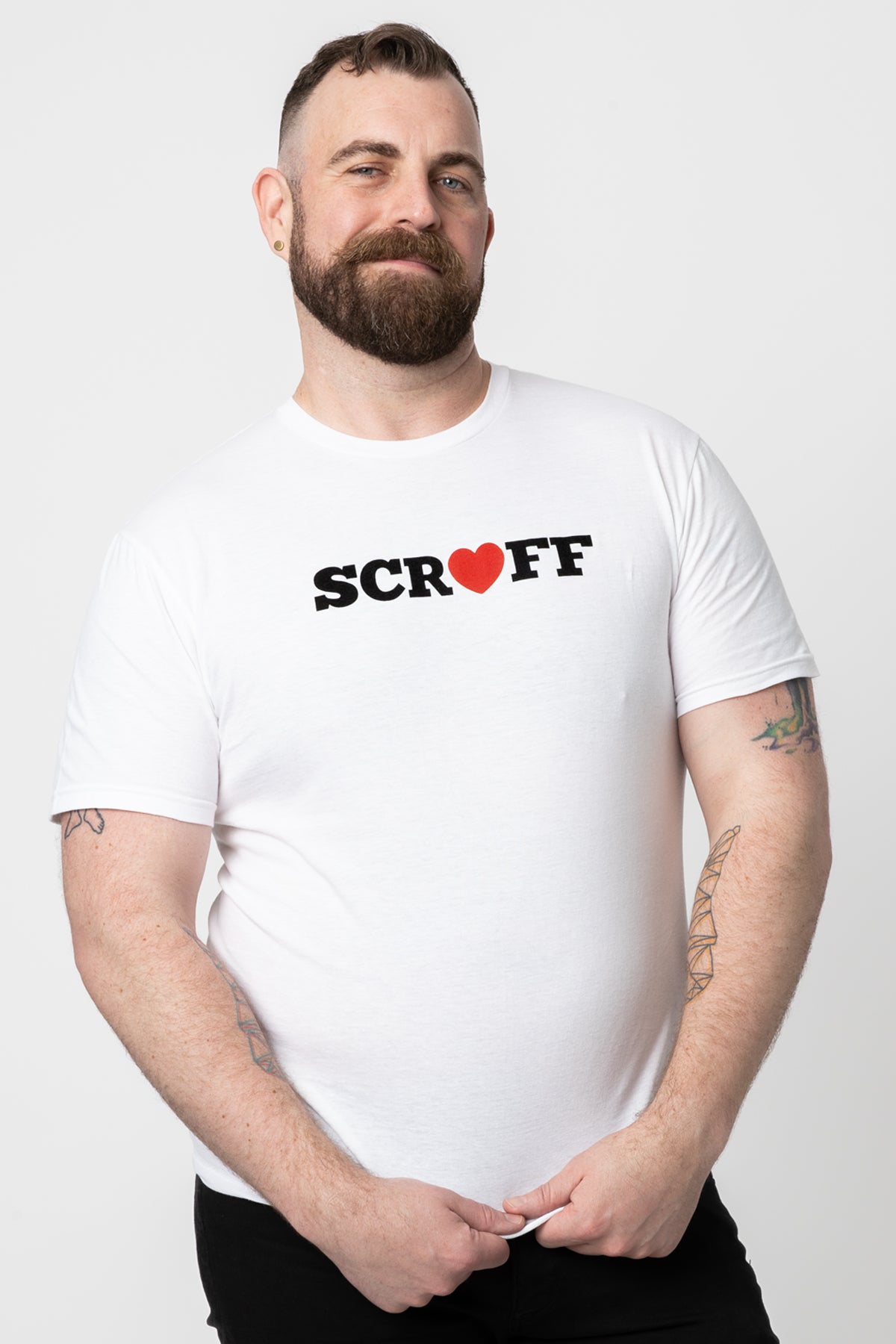 Love SCRUFF T-shirt - White