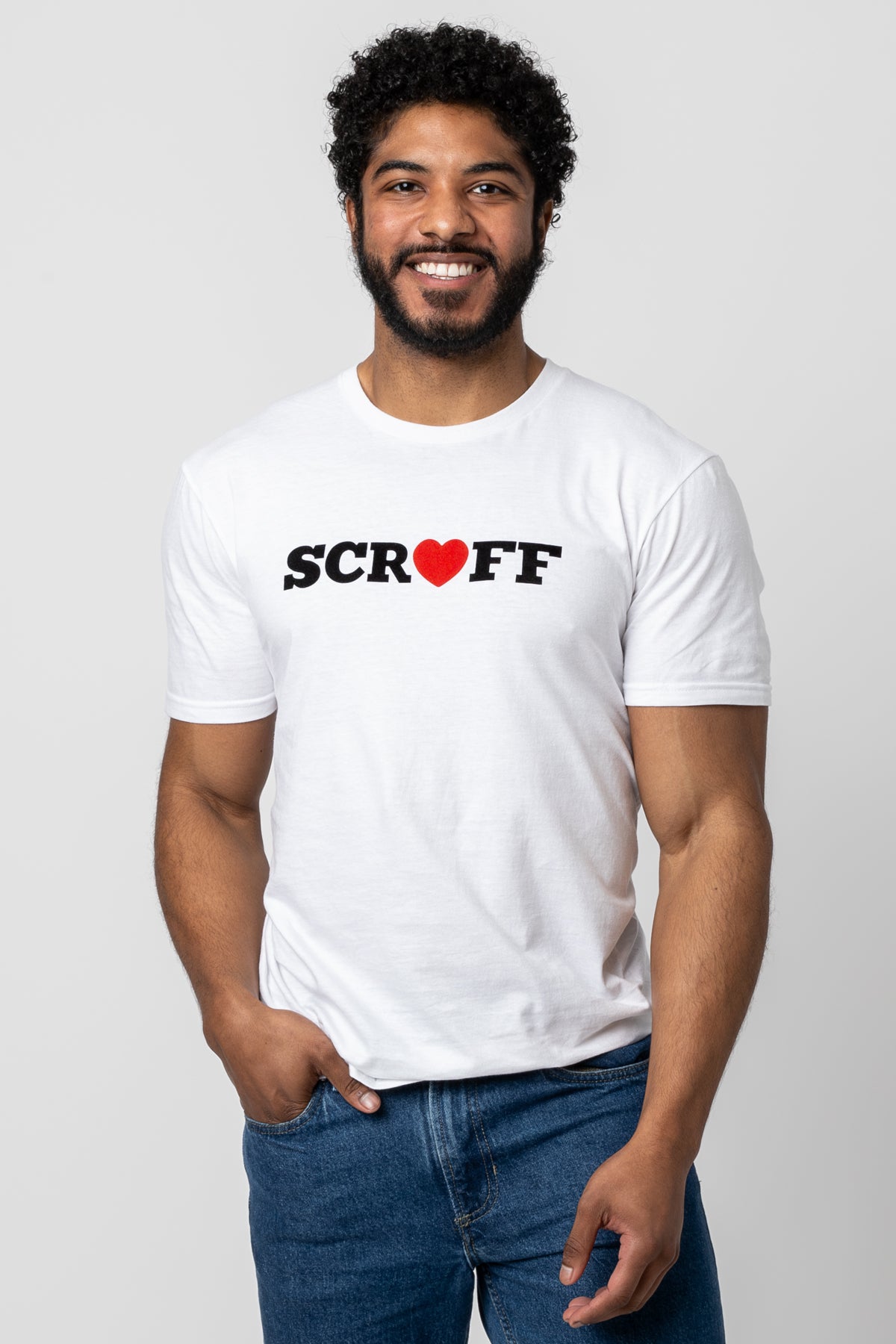 Love SCRUFF T-shirt - White