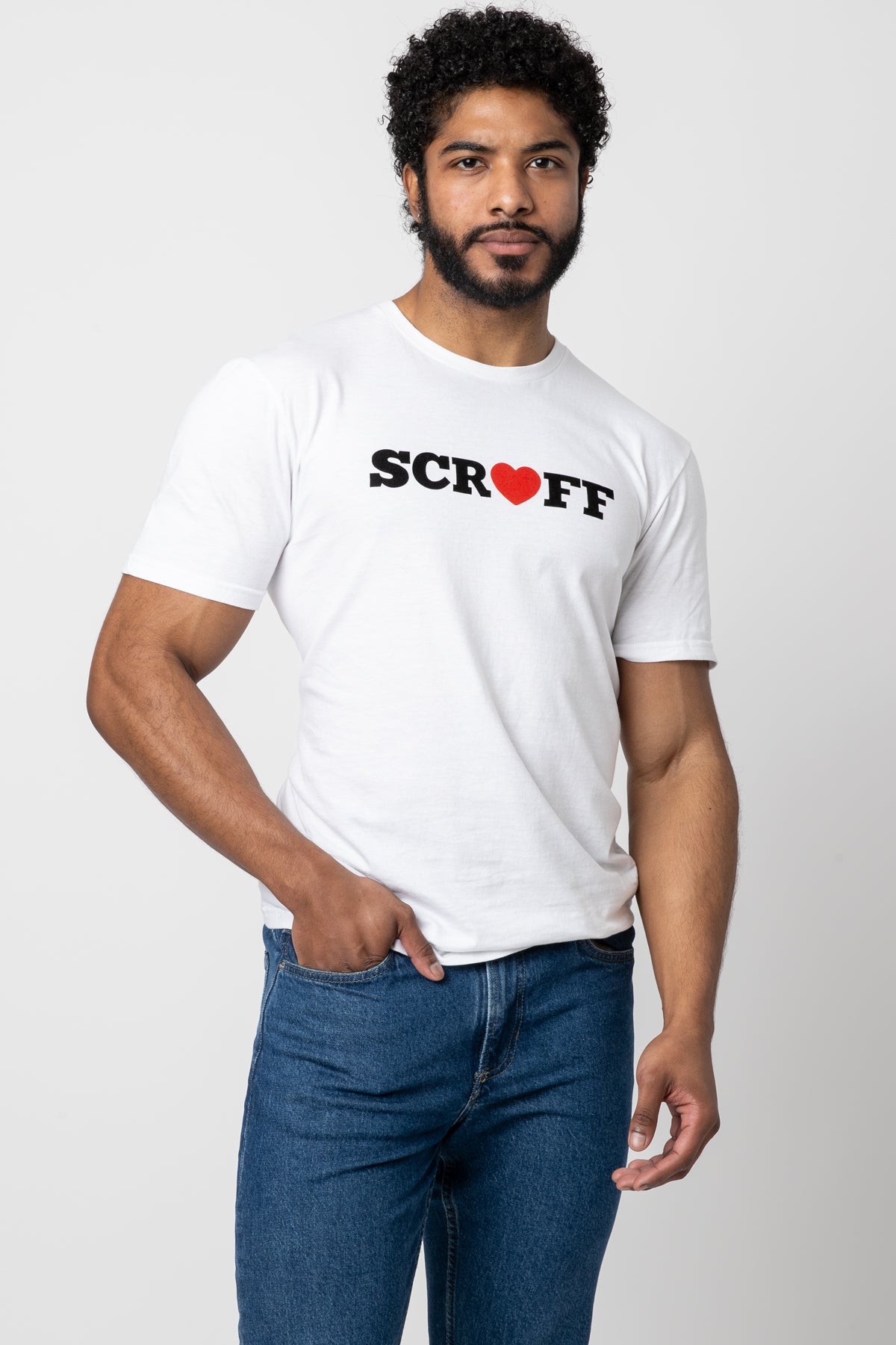 Love SCRUFF T-shirt - White