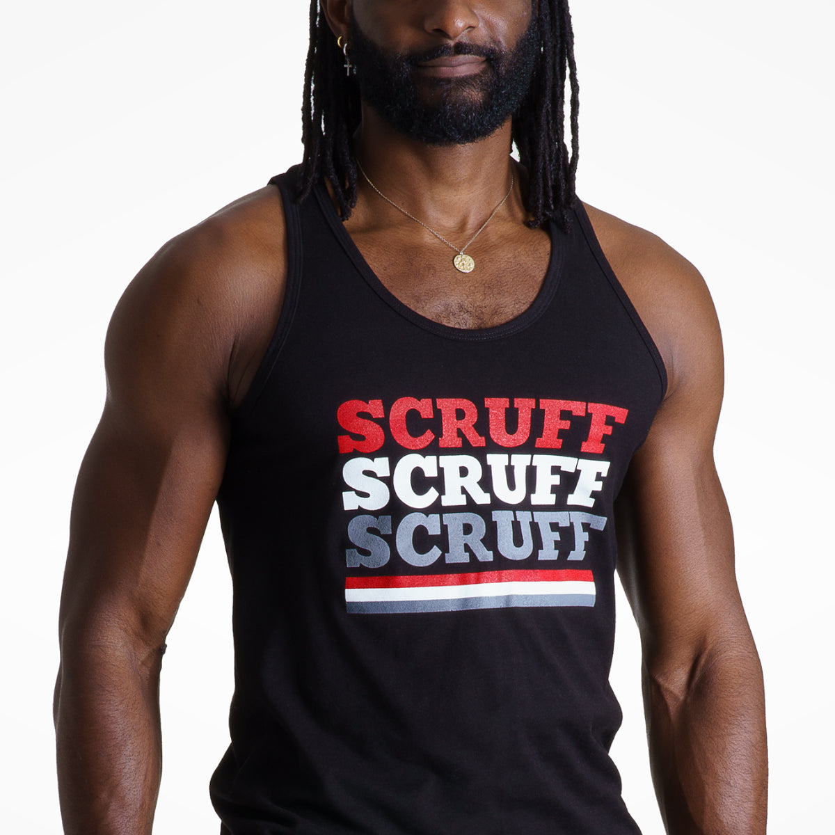 Triple Logo Tank - Black