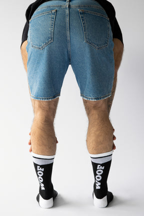 WOOF crew socks - Black