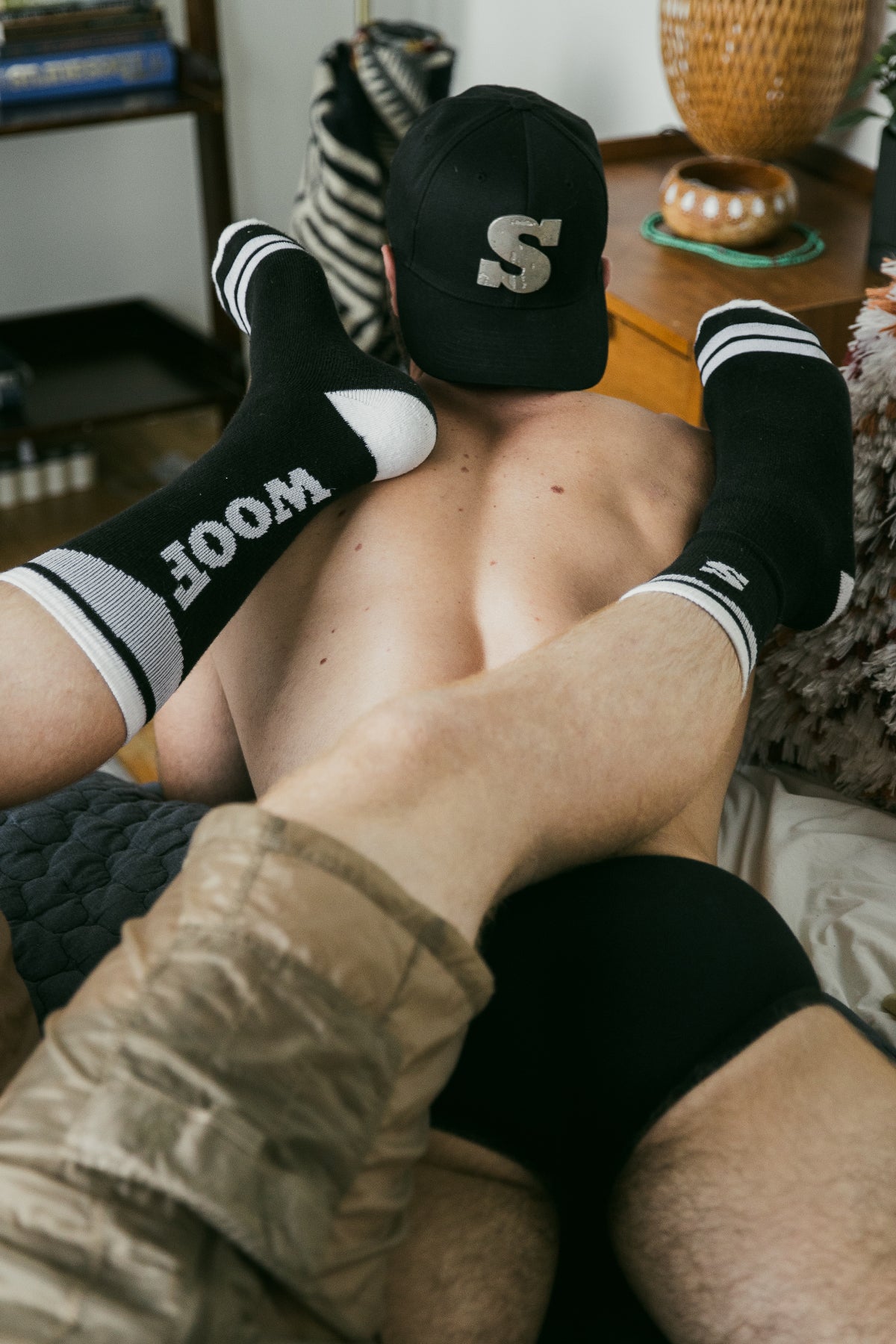 WOOF crew socks - Black
