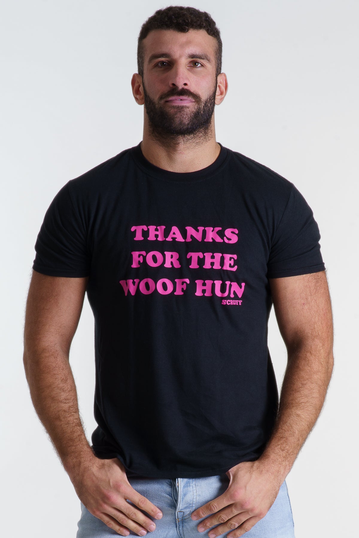 'Thanks for the Woof' T-shirt Black