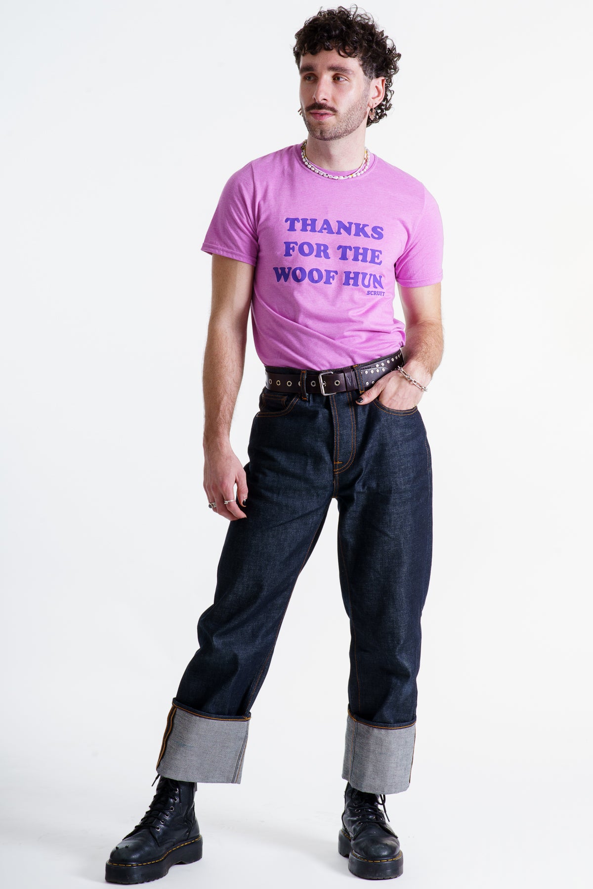 'Thanks for the Woof' T-shirt Pink