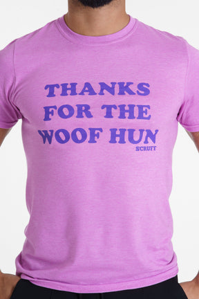Camiseta 'Thanks for the Woof' Rosa