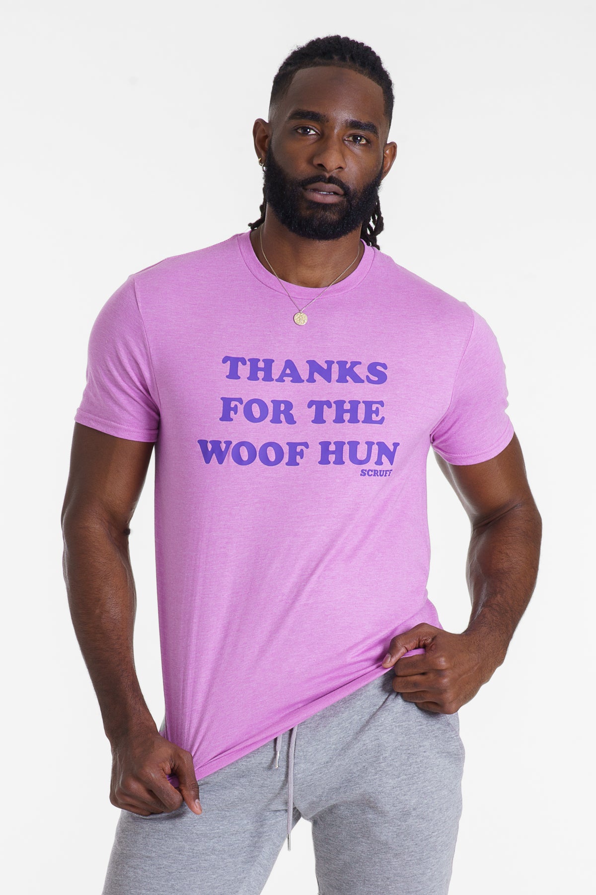 'Thanks for the Woof' T-shirt Pink